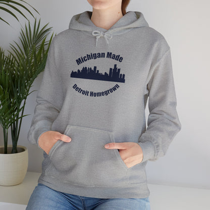 Michigan Made, Detroit Homegrown Hoodie - Tonyalicious Tees