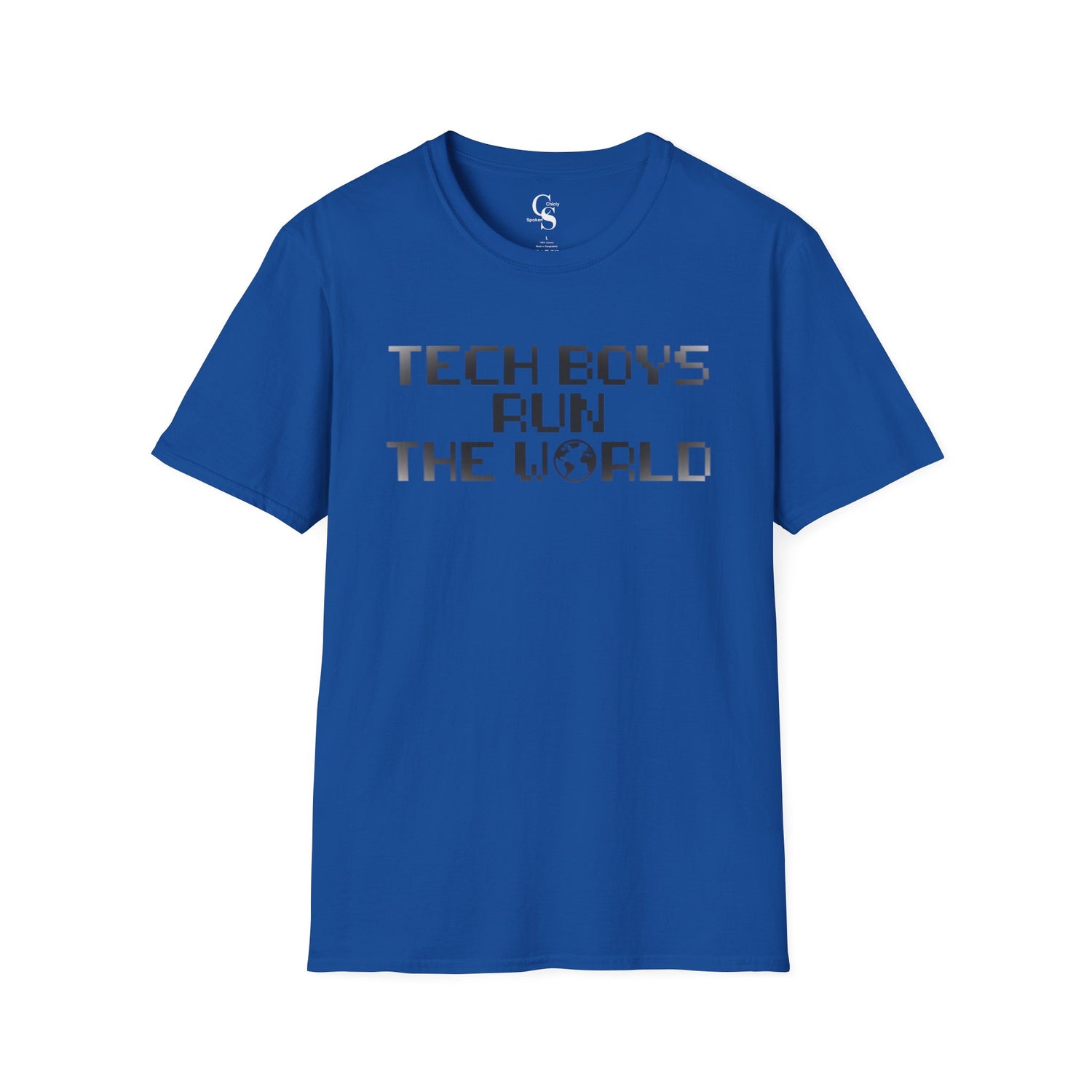 Tech Boys Run the World Tee - Front and Back Print