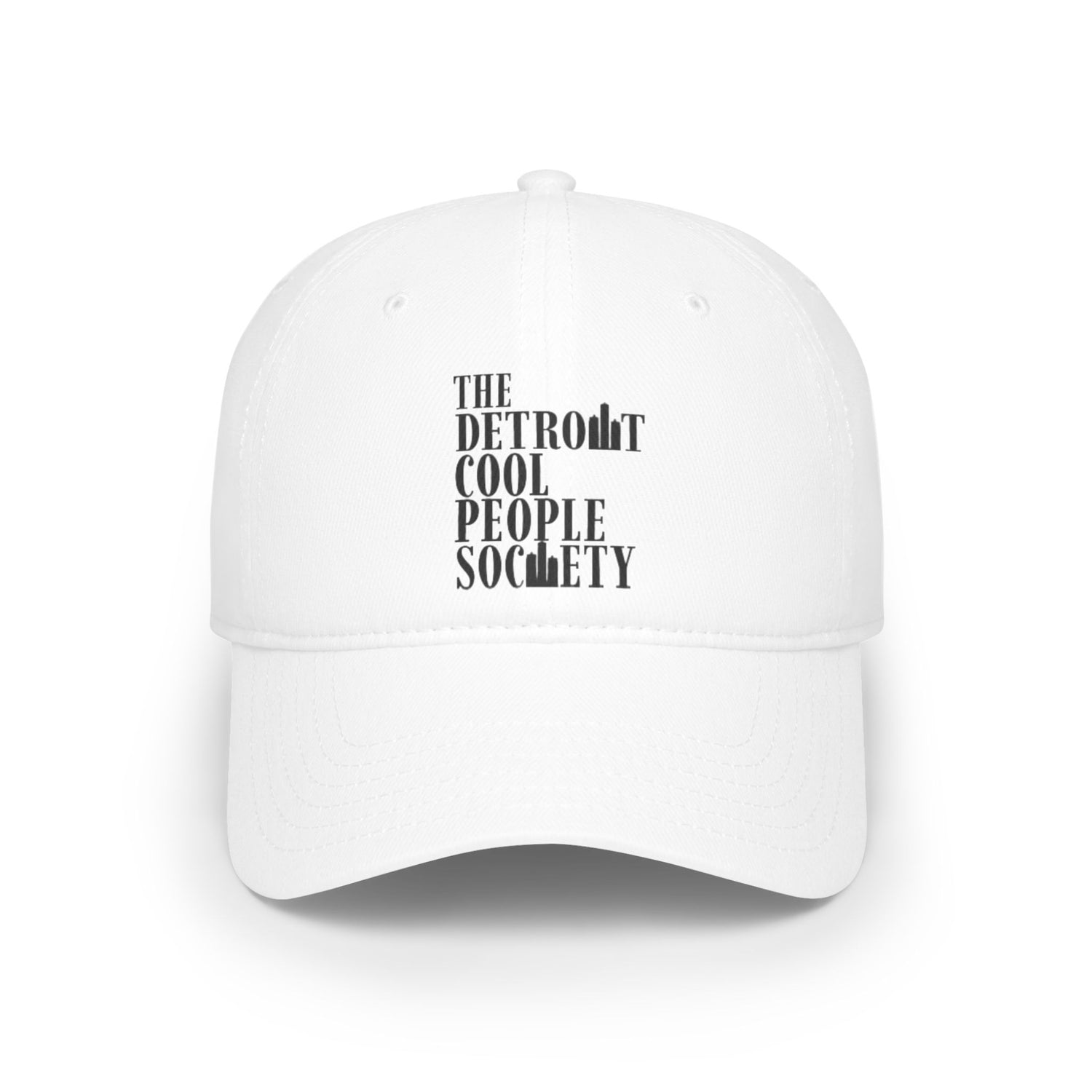 The Detroit Cool People Society Baseball Cap - Black