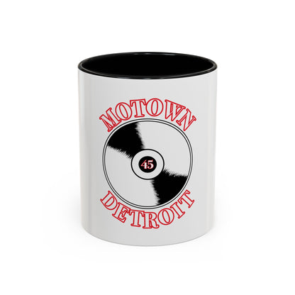 Motown Detroit Mug - Red - Tonyalicious Tees