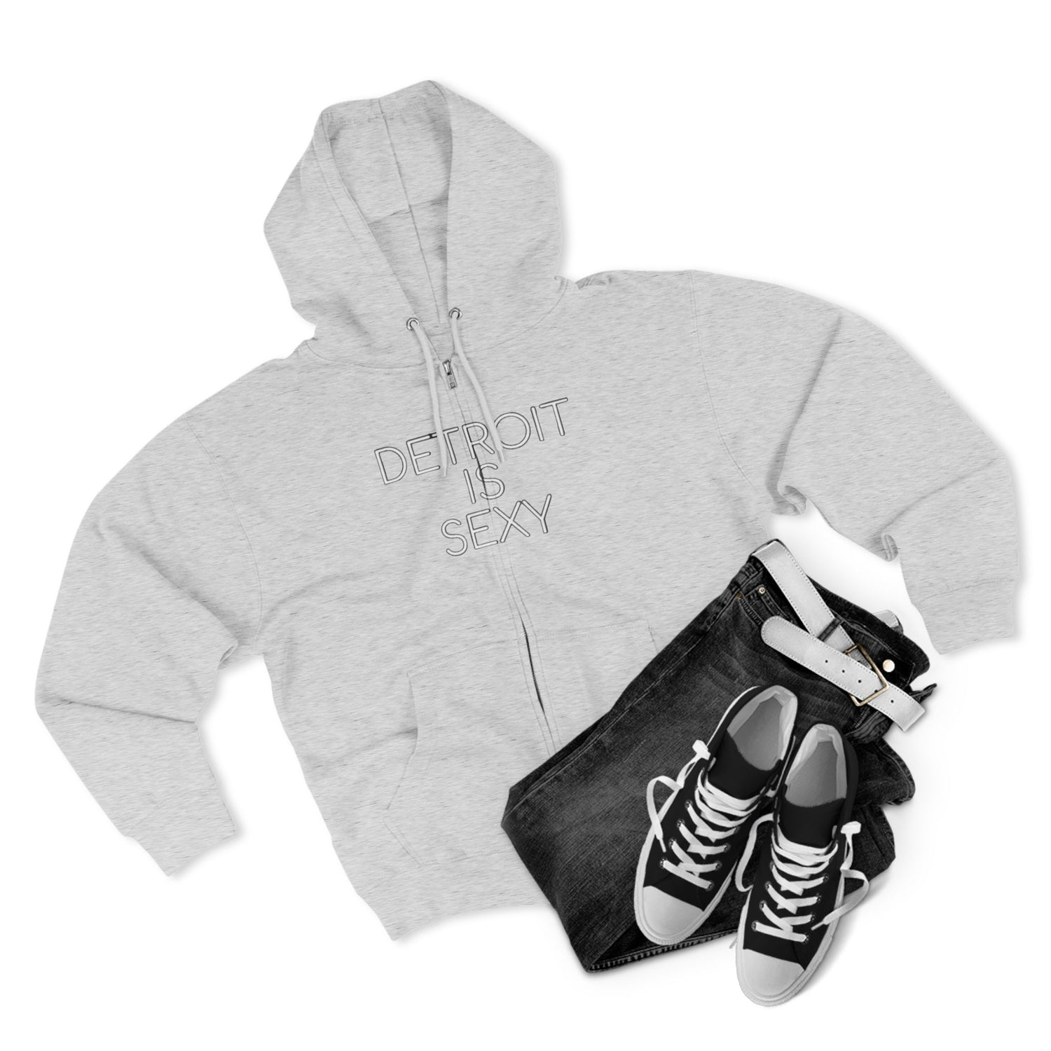 Detroit Sexy Zip Hoodie