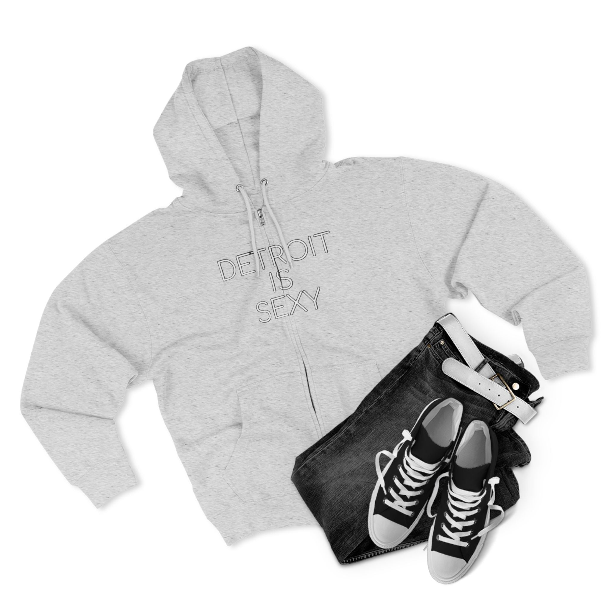 Detroit Sexy Zip Hoodie