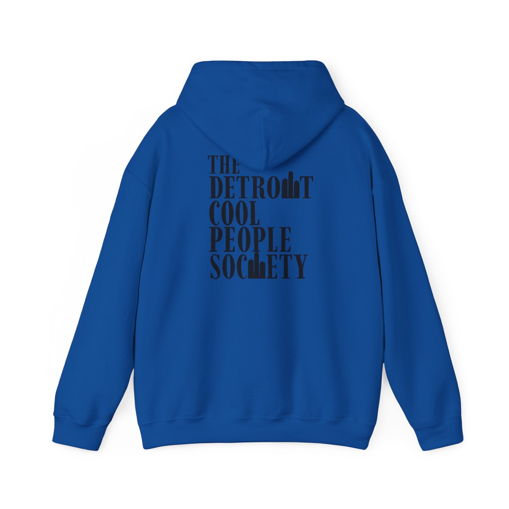 The Detroit Cool People Society Hoodie - Front and Back print