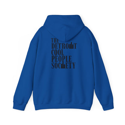 The Detroit Cool People Society Hoodie - Front and Back print