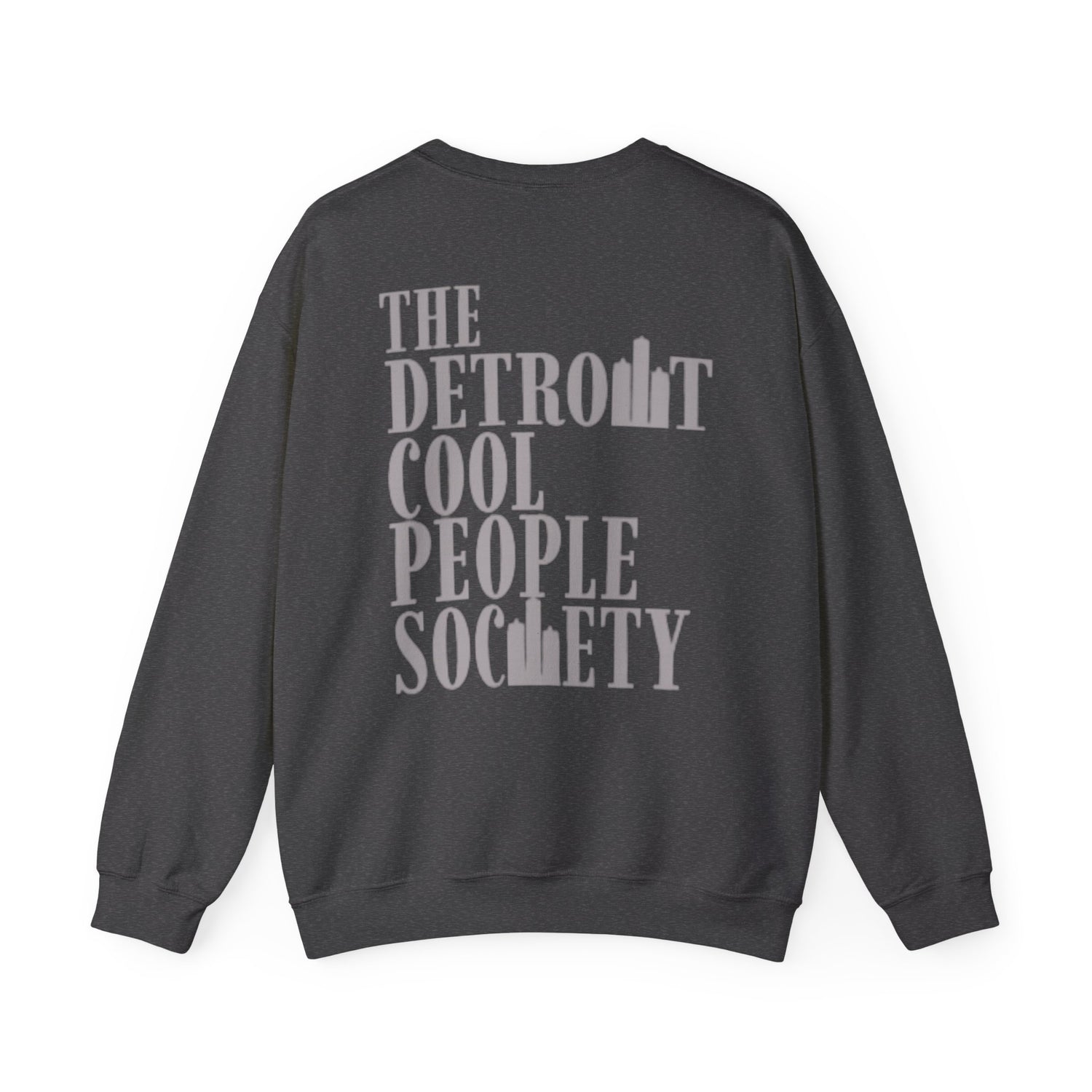 Detroit Cool People Society Crewneck Sweatshirt - Tonyalicious Tees