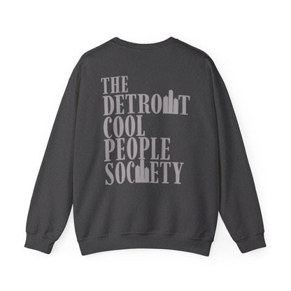 Detroit Cool People Society Crewneck Sweatshirt - Tonyalicious Tees