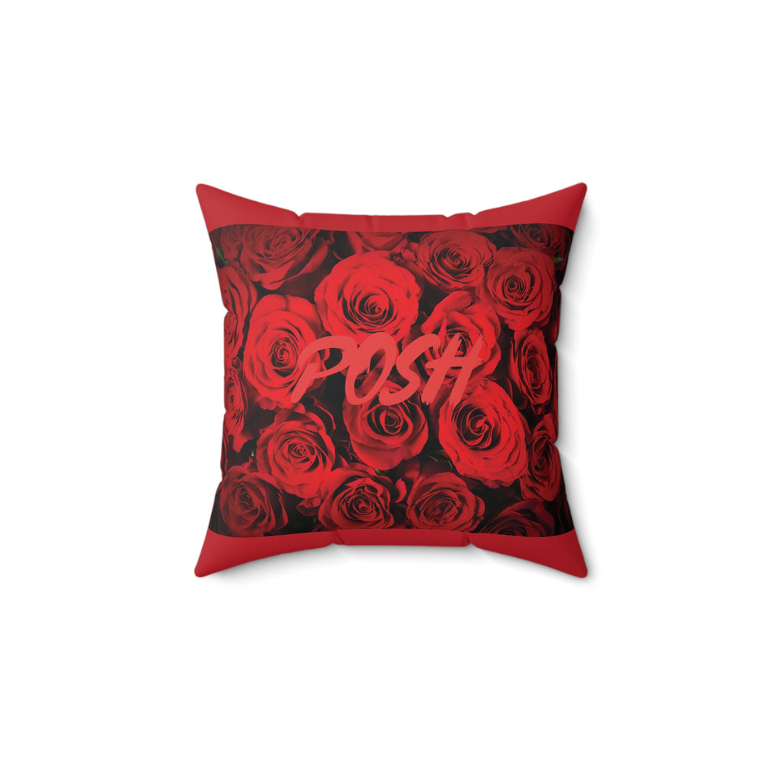 Posh Roses Decorative Pillow