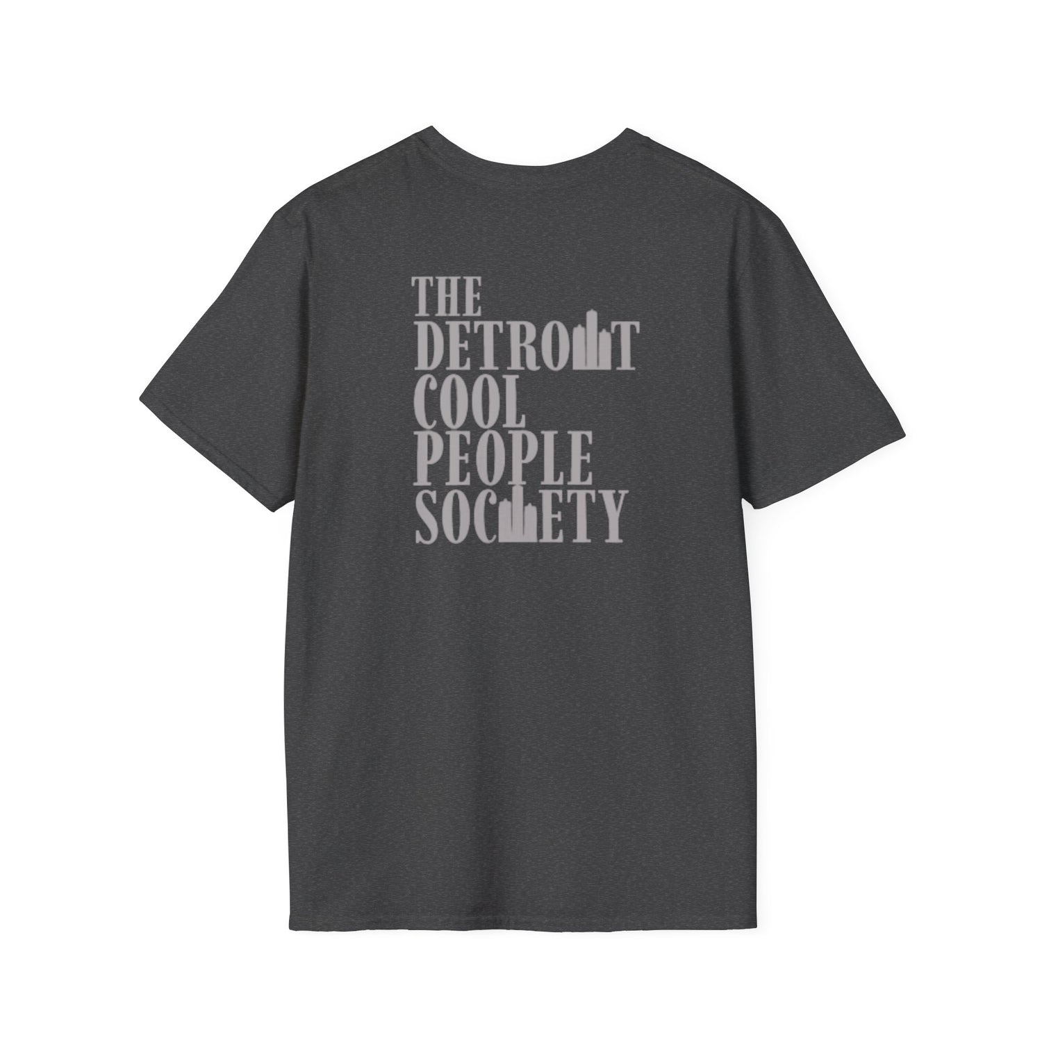Detroit Cool People Society Tee - Front and Back Print Alternate Colors