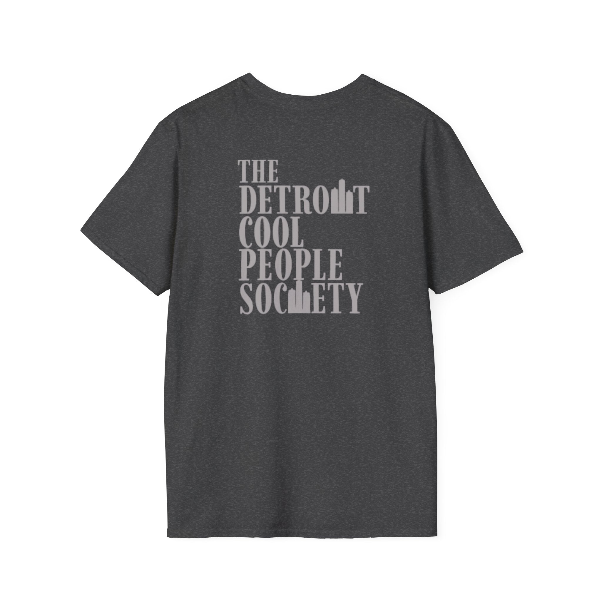 Detroit Cool People Society Tee - Front and Back Print Alternate Colors