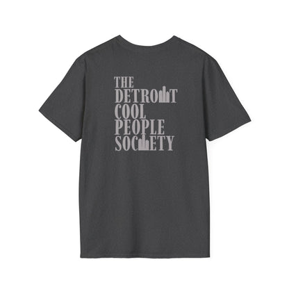 Detroit Cool People Society Tee - Front and Back Print Alternate Colors