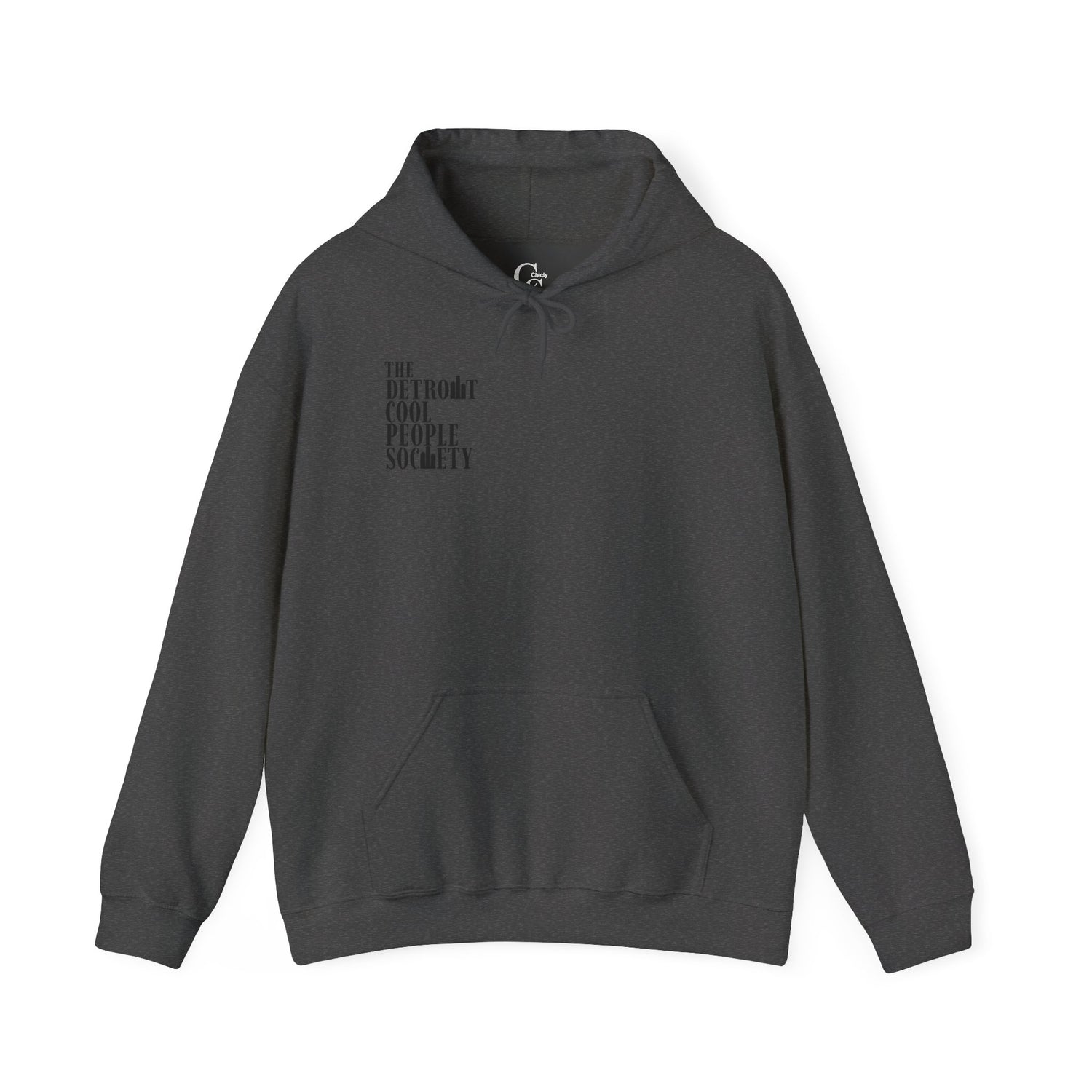 The Detroit Cool People Society Hoodie - Front and Back print