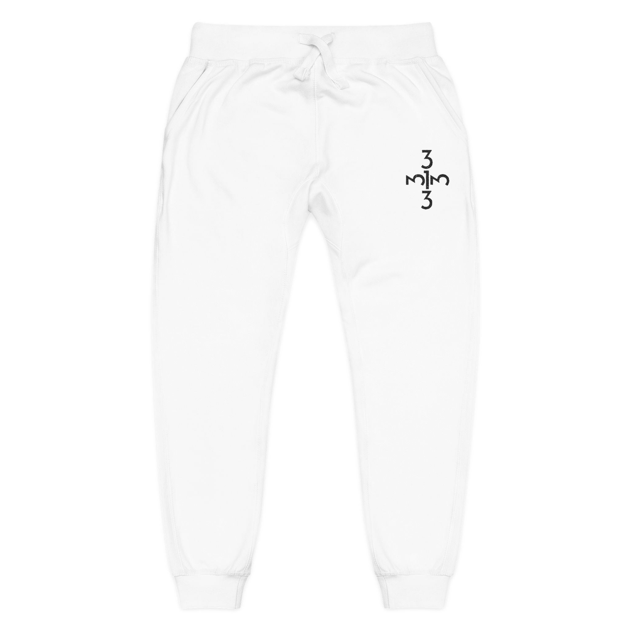 Twisted 313 Unisex Embroidered Joggers - Black Print - Tonyalicious Tees