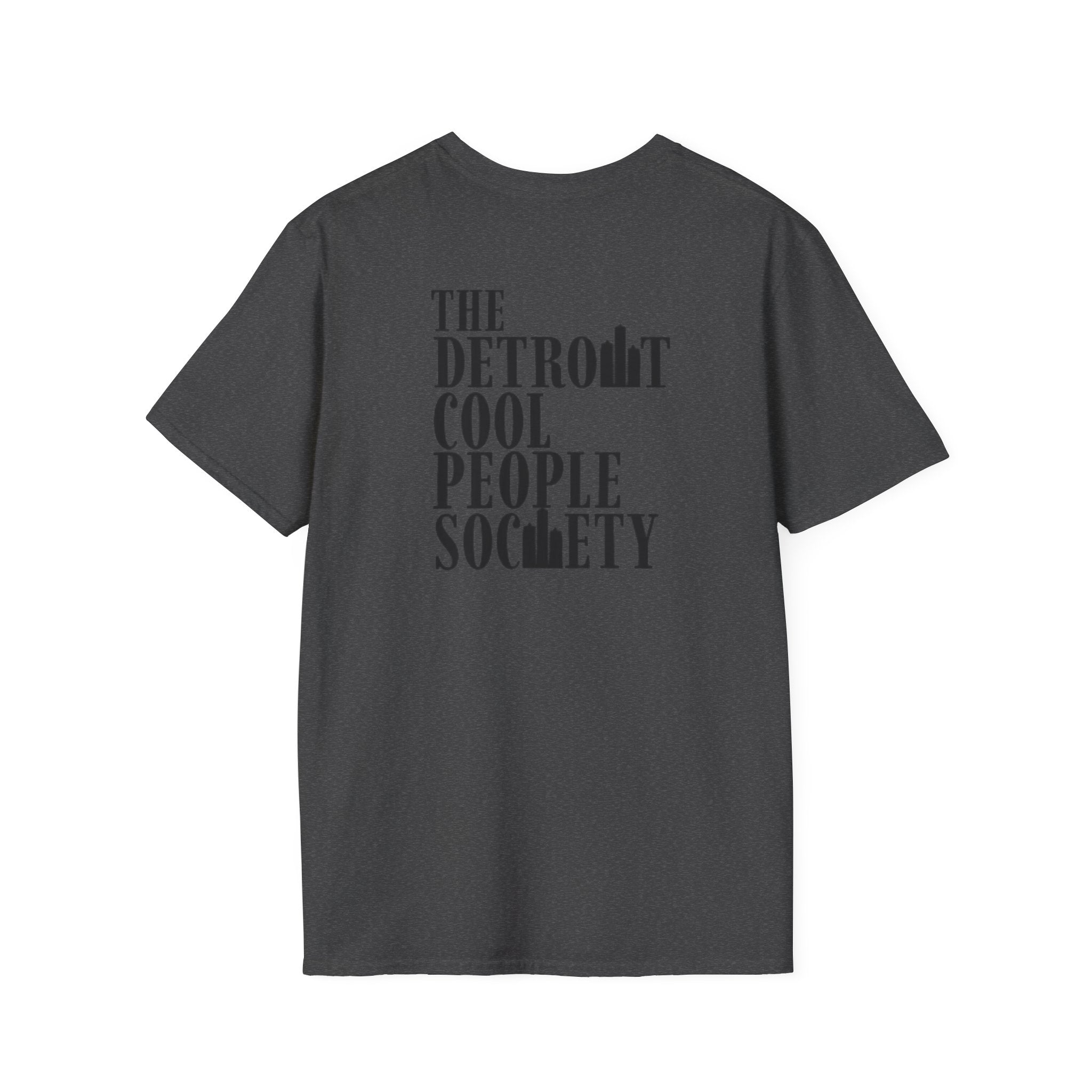 The Detroit Cool People Society Tee - Front and Back Print - Tonyalicious Tees