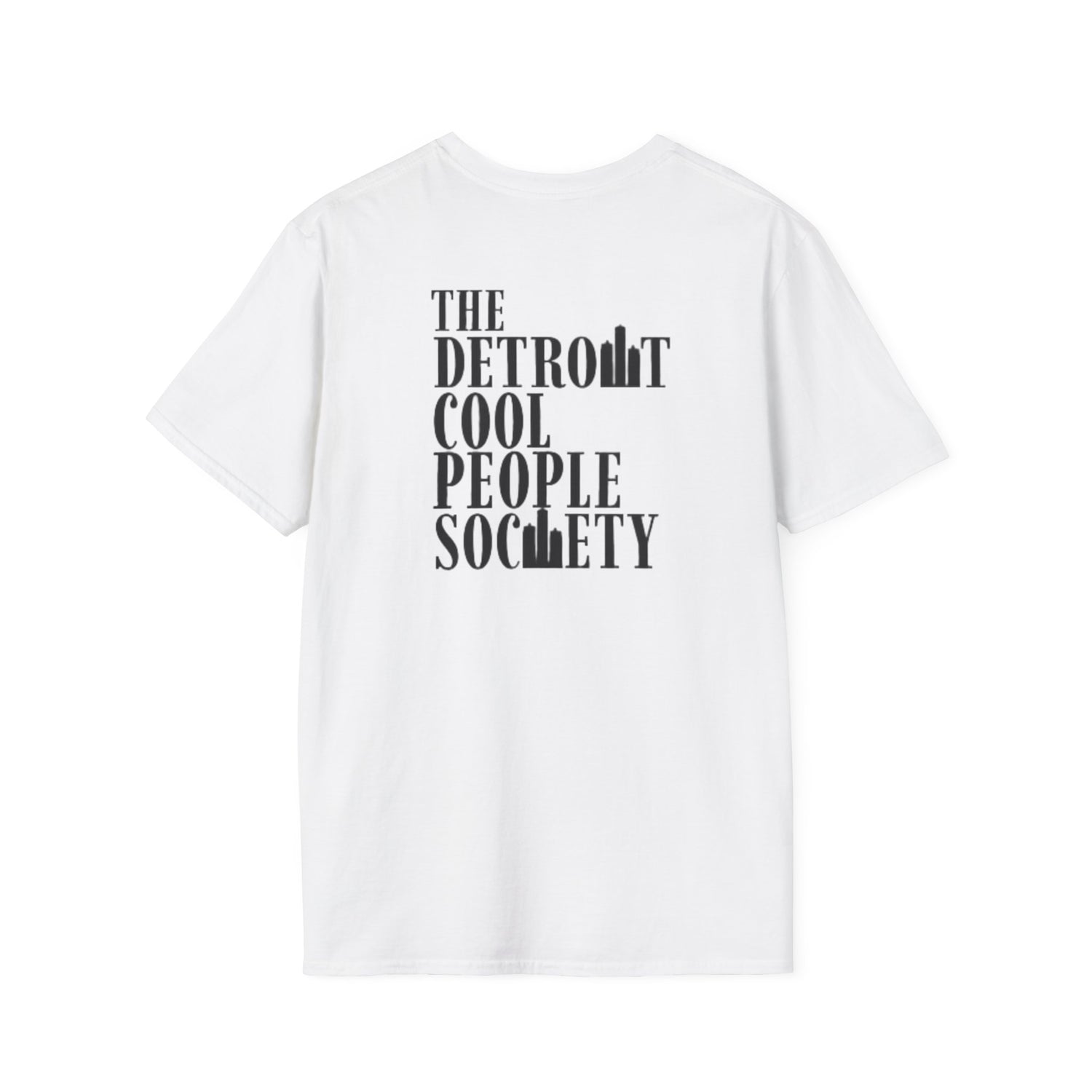 The Detroit Cool People Society Tee - Front and Back Print - Tonyalicious Tees