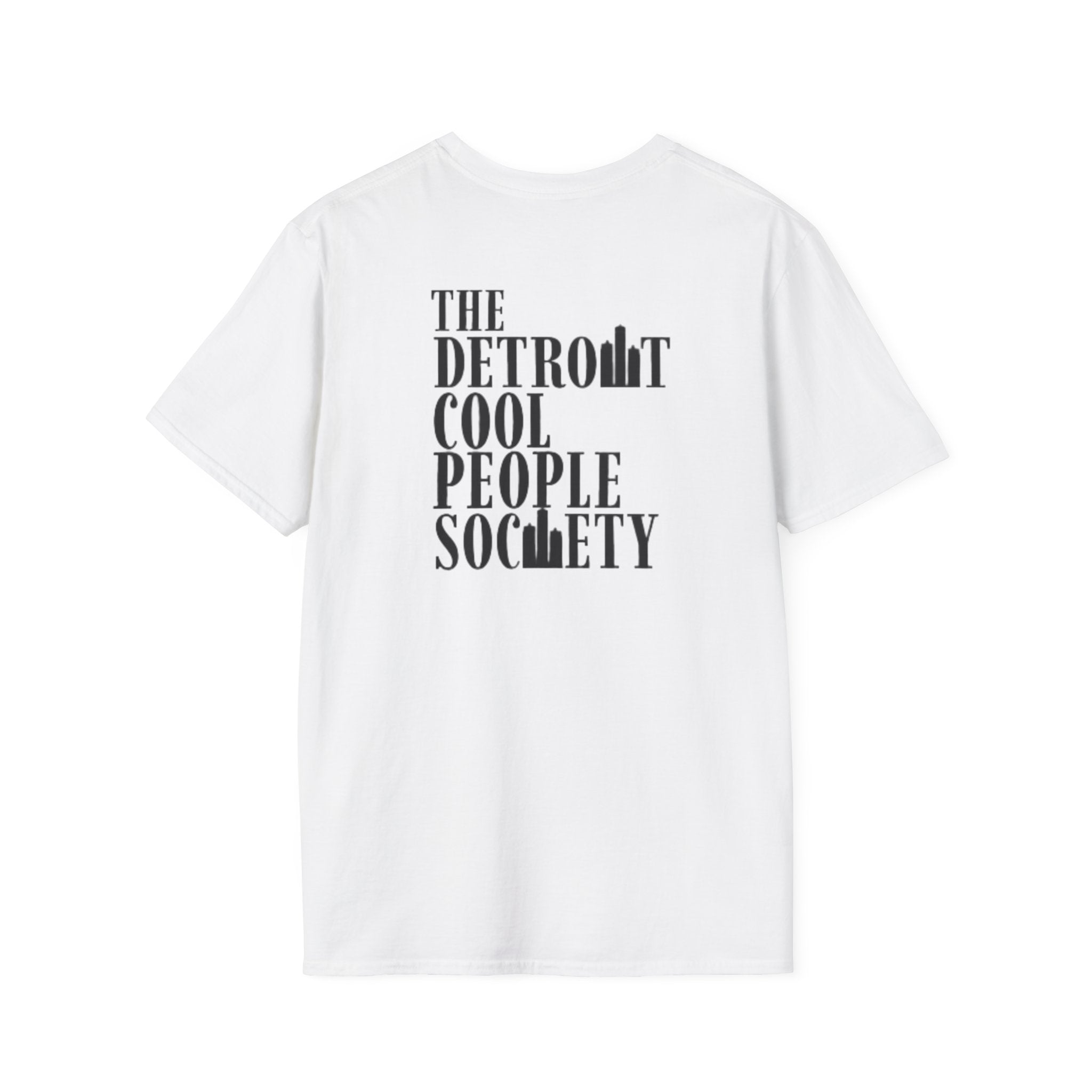 The Detroit Cool People Society Tee - Front and Back Print - Tonyalicious Tees