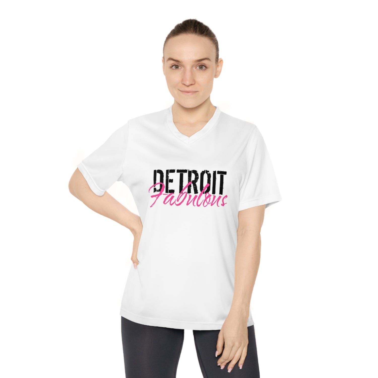 Detroit Fabulous Athletic Performance V-Neck Tee - Tonyalicious Tees