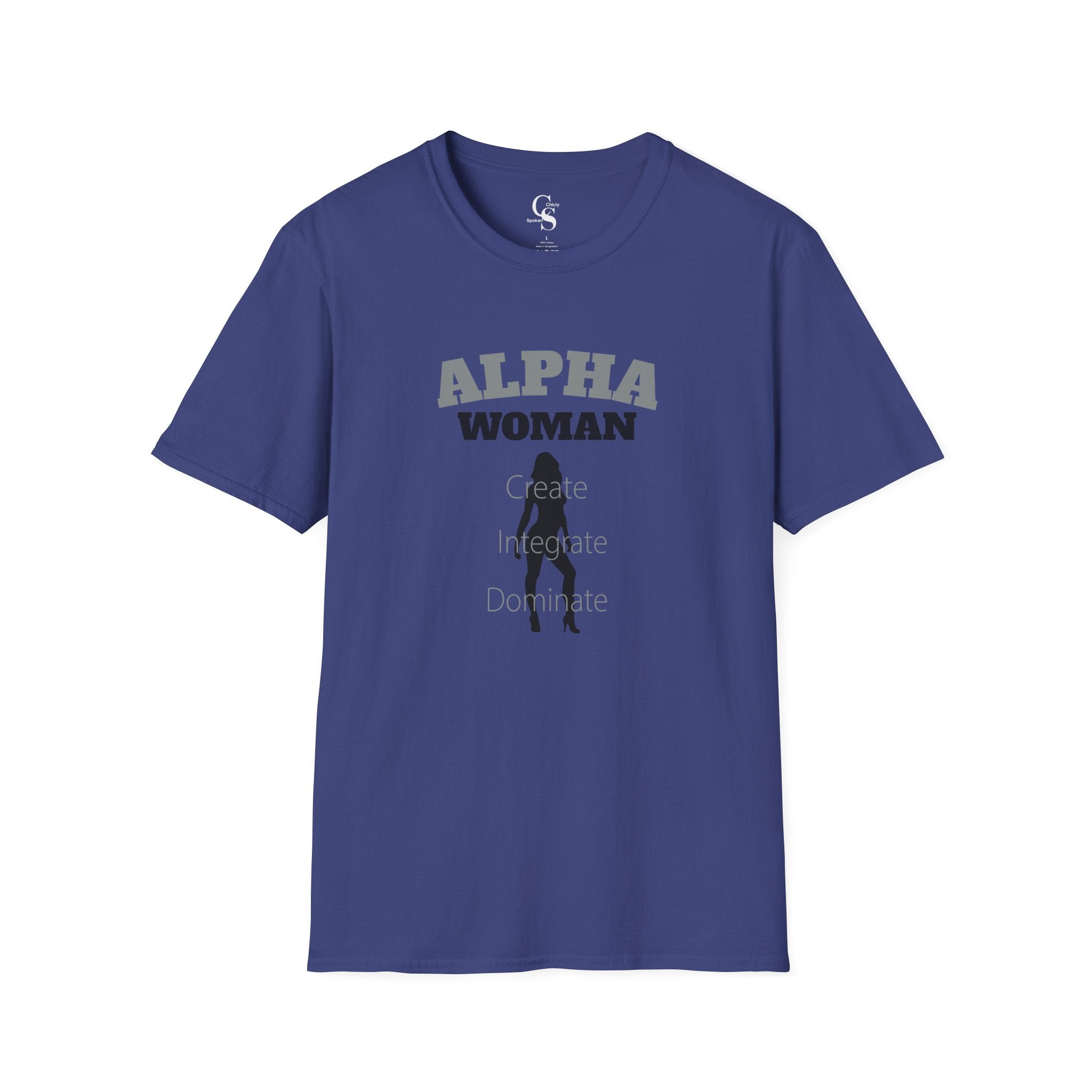 Alpha Woman Tee - Front and Back Print - Tonyalicious Tees