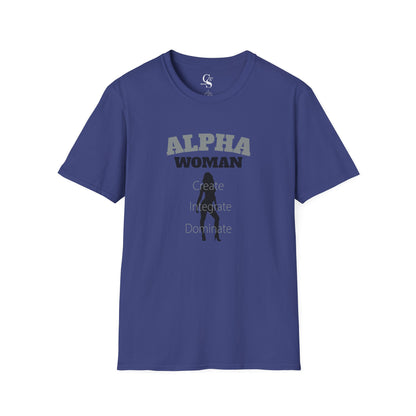 Alpha Woman Tee - Front and Back Print - Tonyalicious Tees