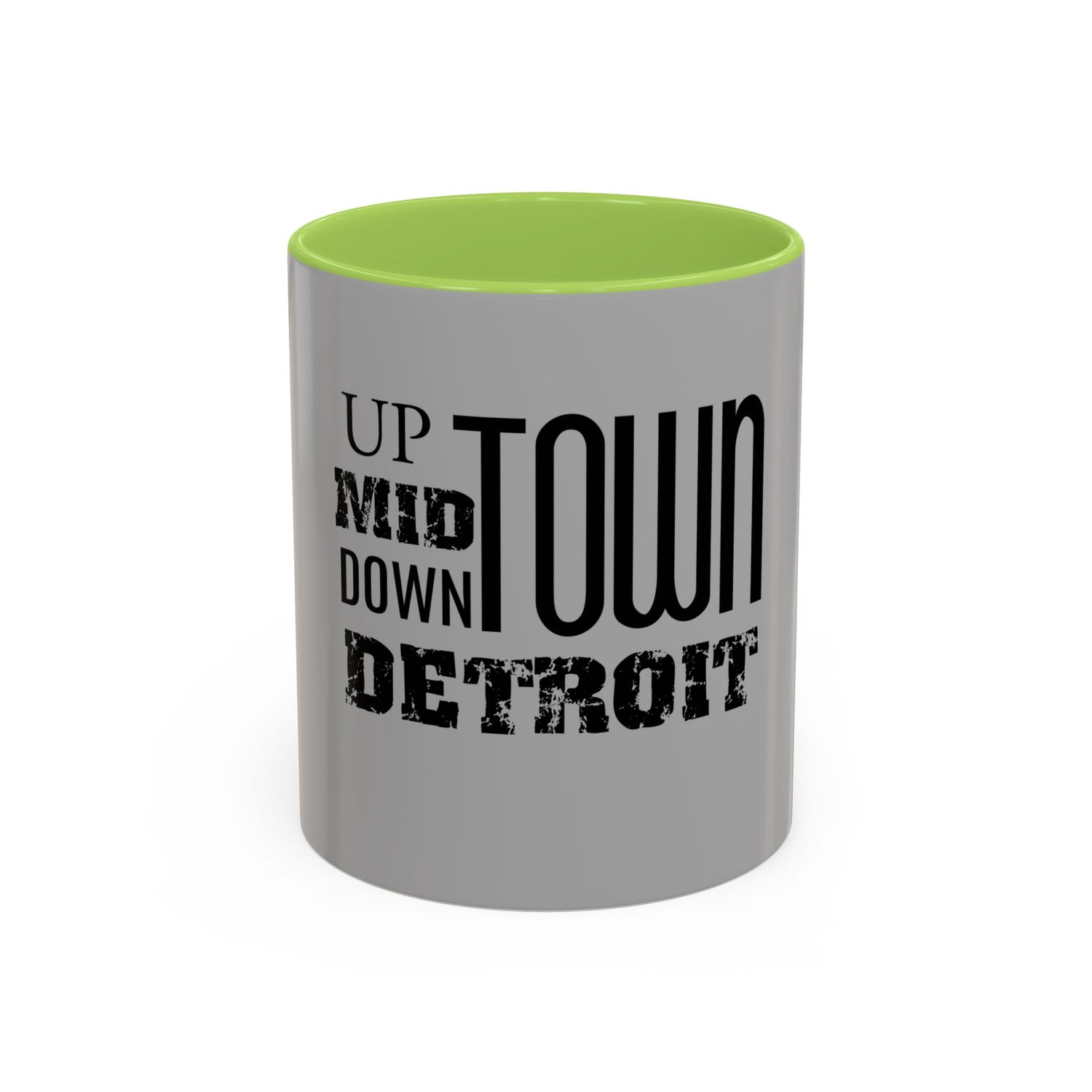Up, Mid, Downtown Detroit Mug - Tonyalicious Tees