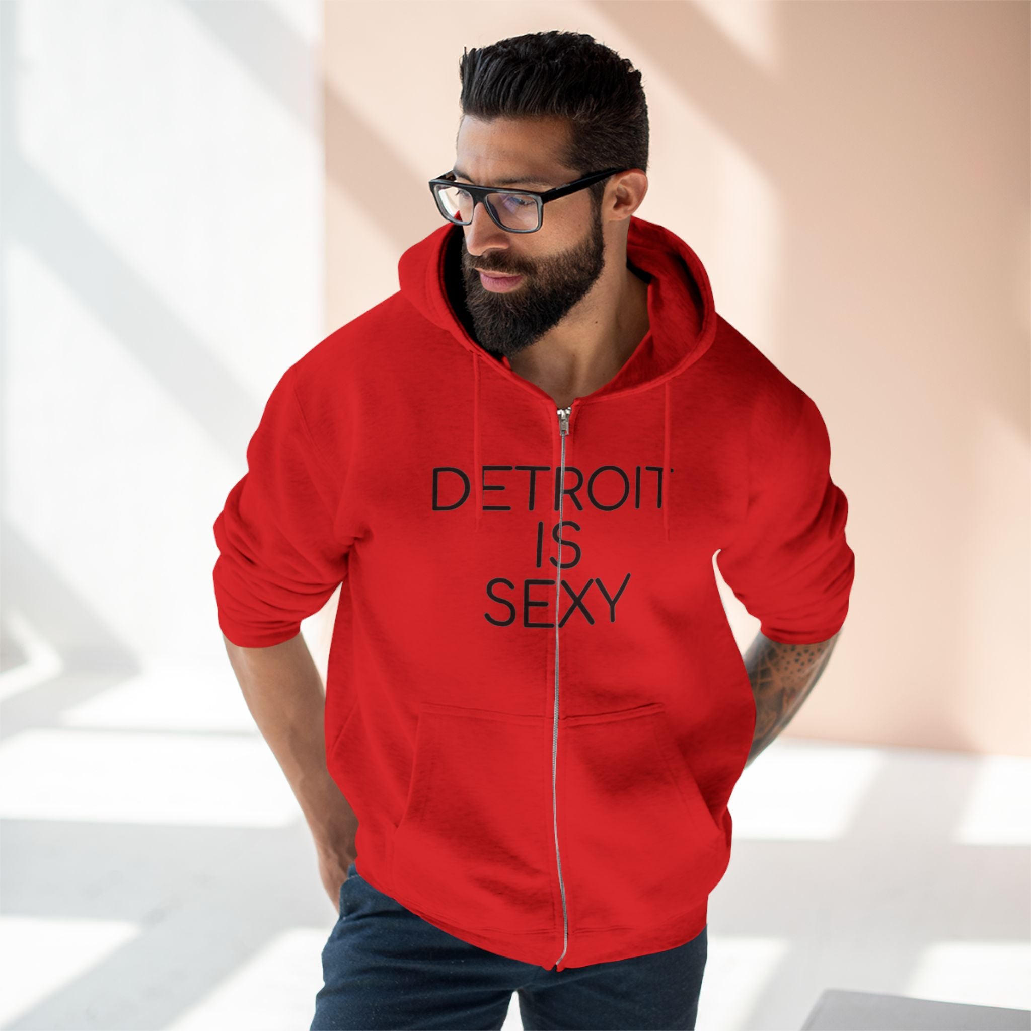Detroit Sexy Zip Hoodie