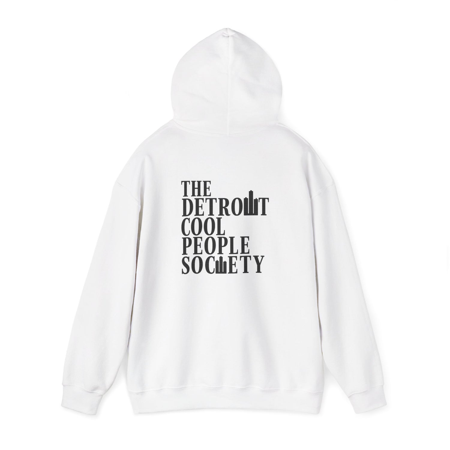 The Detroit Cool People Society Hoodie - Front and Back print - Tonyalicious Tees
