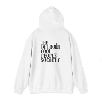 The Detroit Cool People Society Hoodie - Front and Back print - Tonyalicious Tees