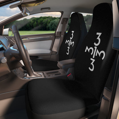Twisted 313 Car Seat Covers - Black - Tonyalicious Tees