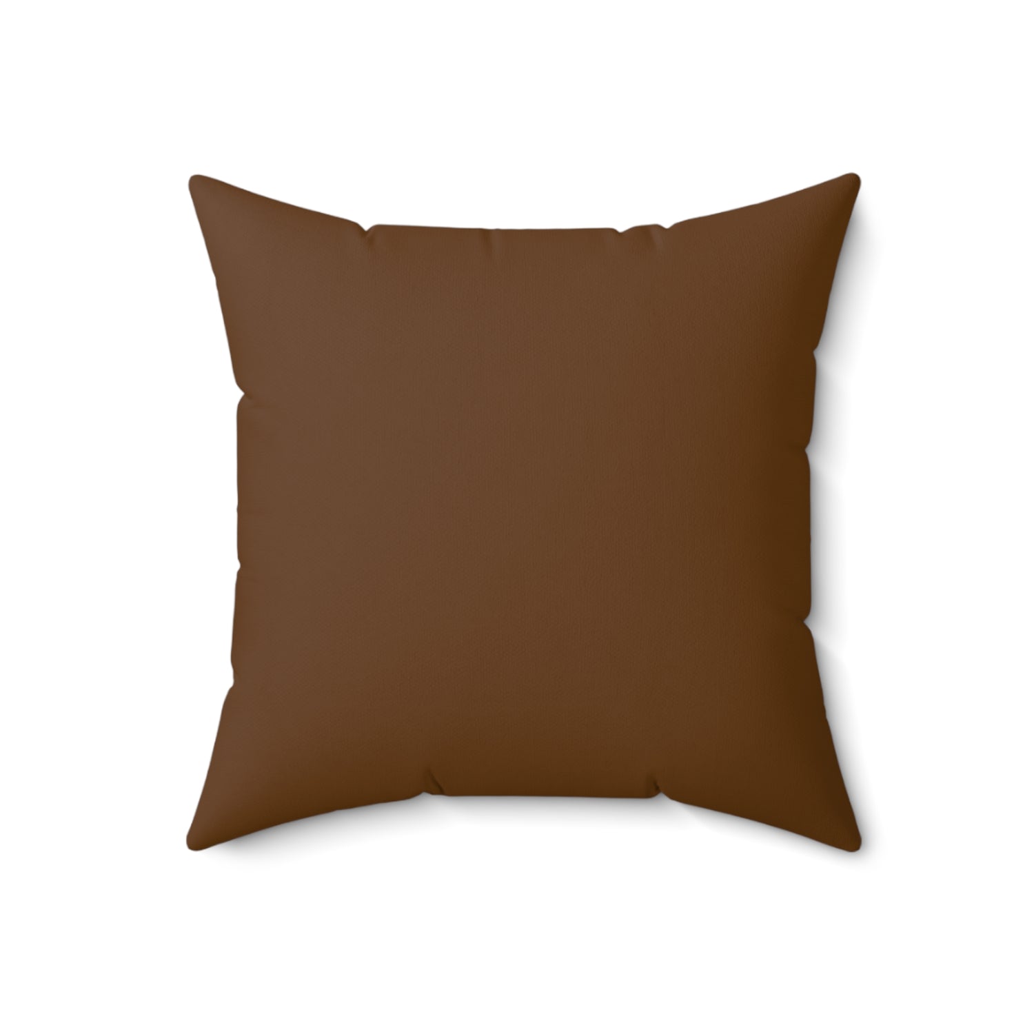 Twisted 313 Square Pillow — Brown