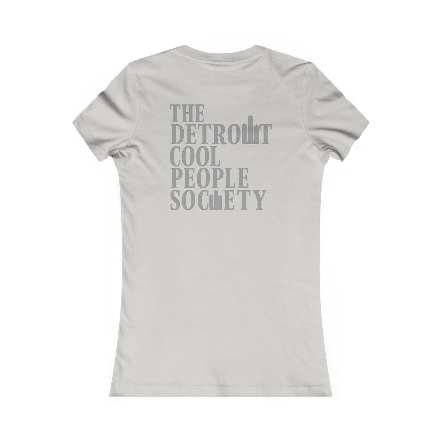The Detroit Cool People Society Fitted Women&