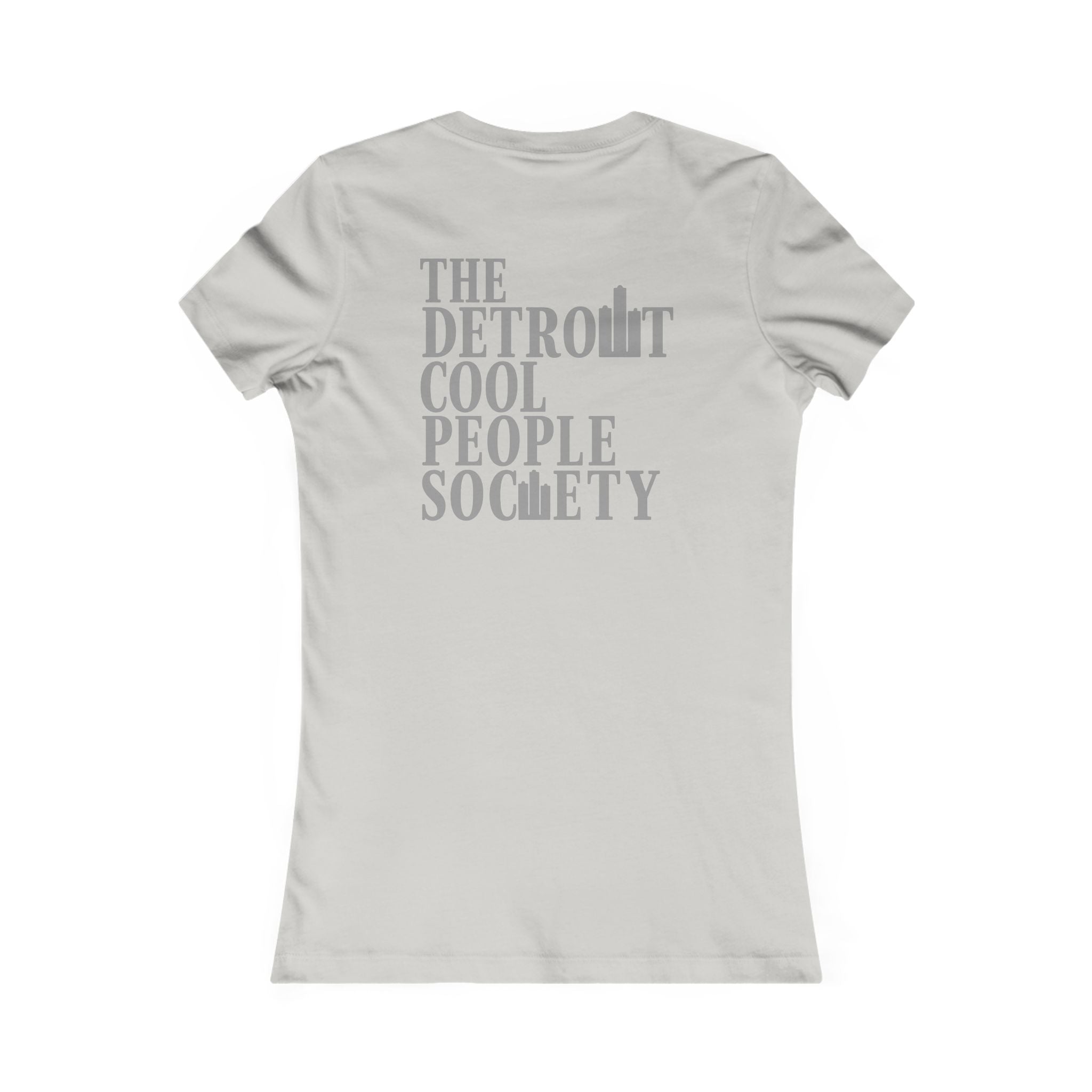 The Detroit Cool People Society Fitted Women&