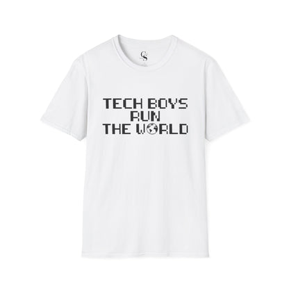 Tech Boys Run the World Tee - Front and Back Print