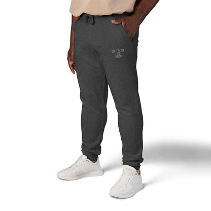 Detroit Is Sexy Unisex Fleece Embroidered Joggers - Tonyalicious Tees