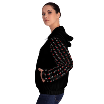 Bougy not Snobby Women’s Full-Zip Black Hoodie - Tonyalicious Tees