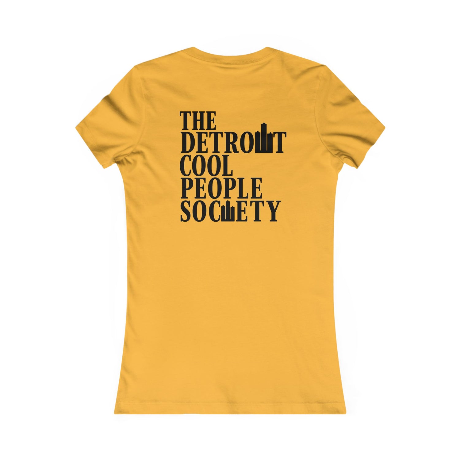 The Detroit Cool People Society Fitted Women&