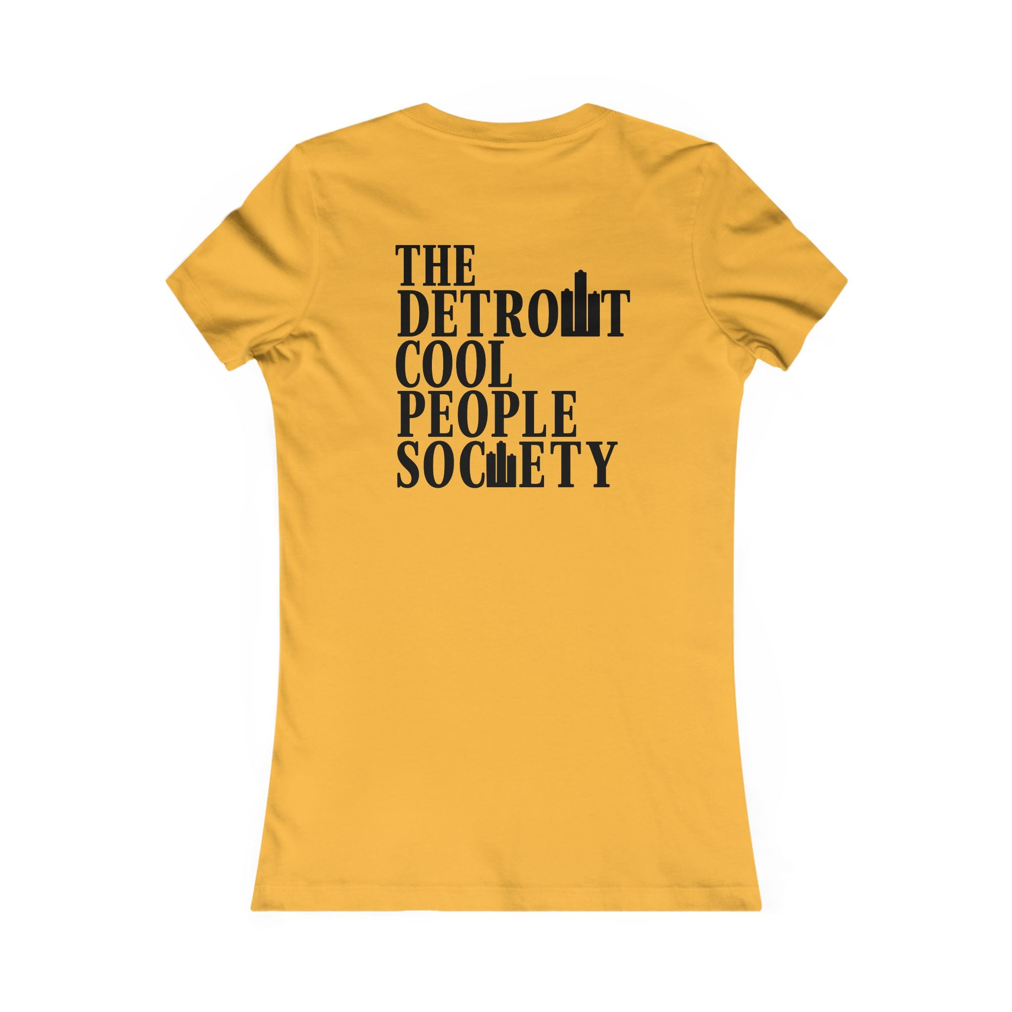 The Detroit Cool People Society Fitted Women&