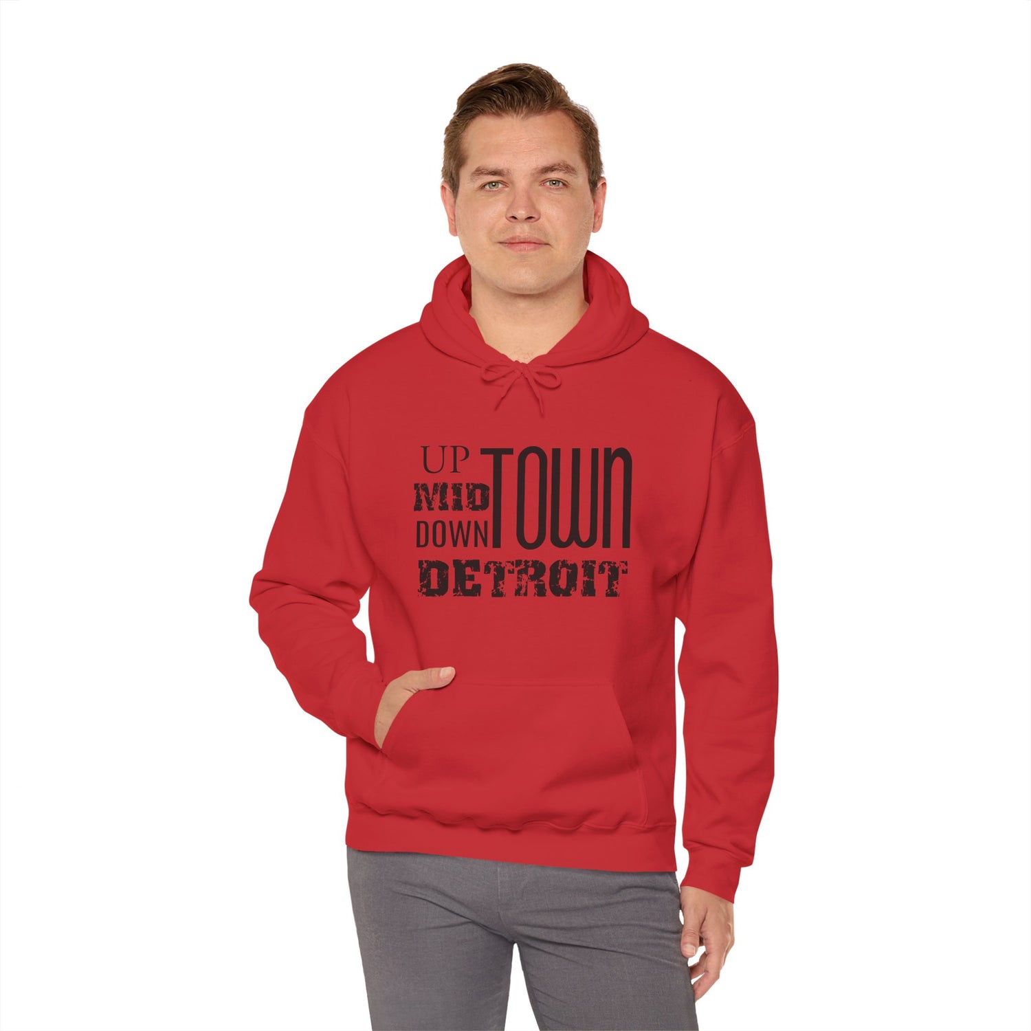 Up, Mid, Downtown Detroit Hoodie