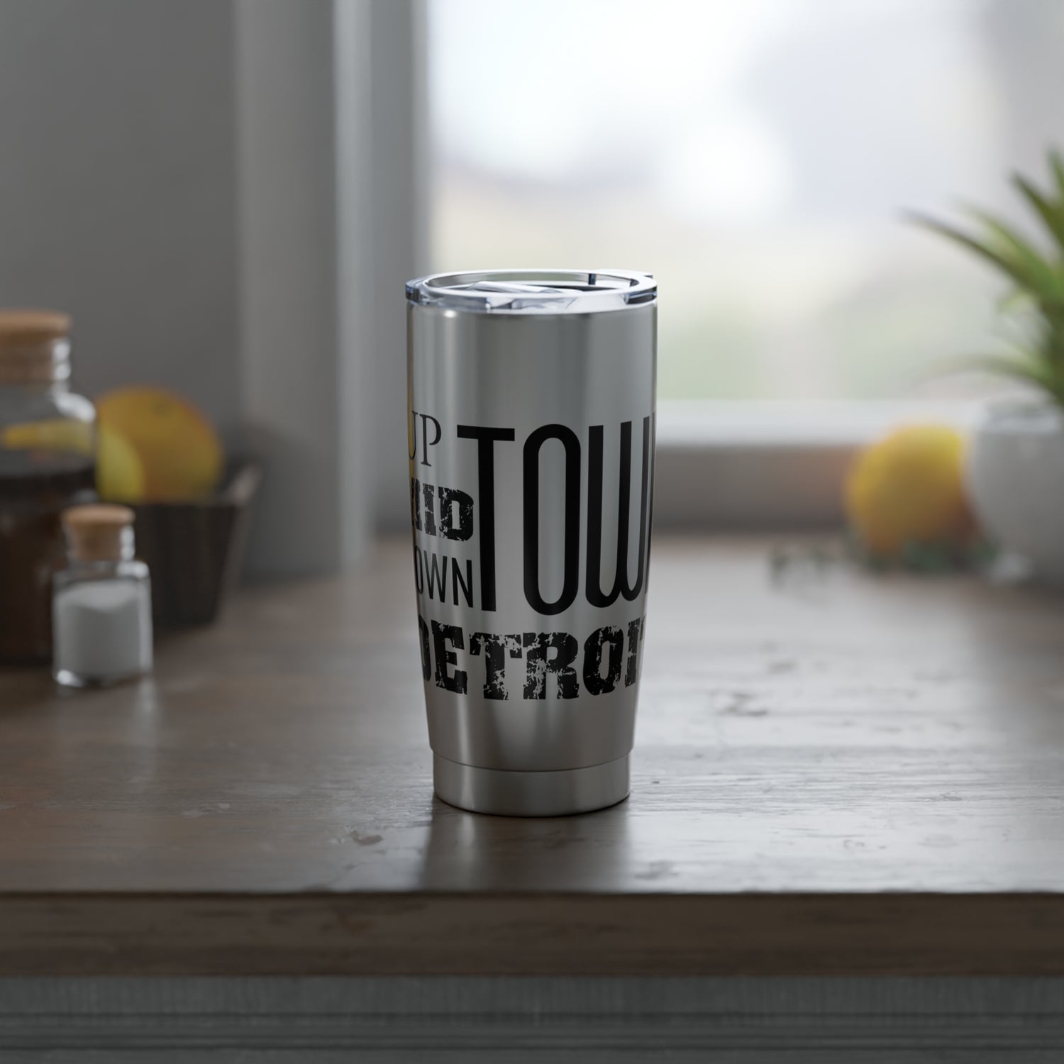 Up Mid Downtown Detroit Tumbler