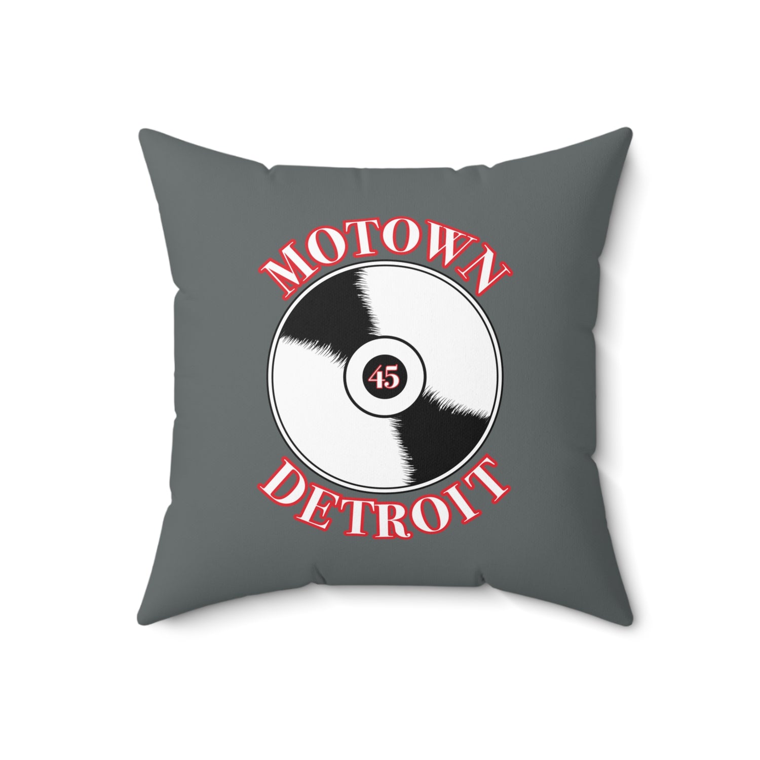 Retro Motown Record Pillow - Red - Tonyalicious Tees