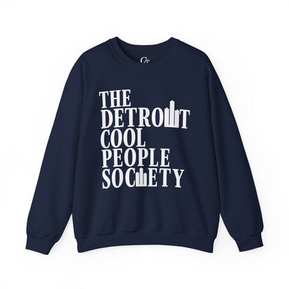 Detroit Cool People Society Crewneck Sweatshirt - Tonyalicious Tees