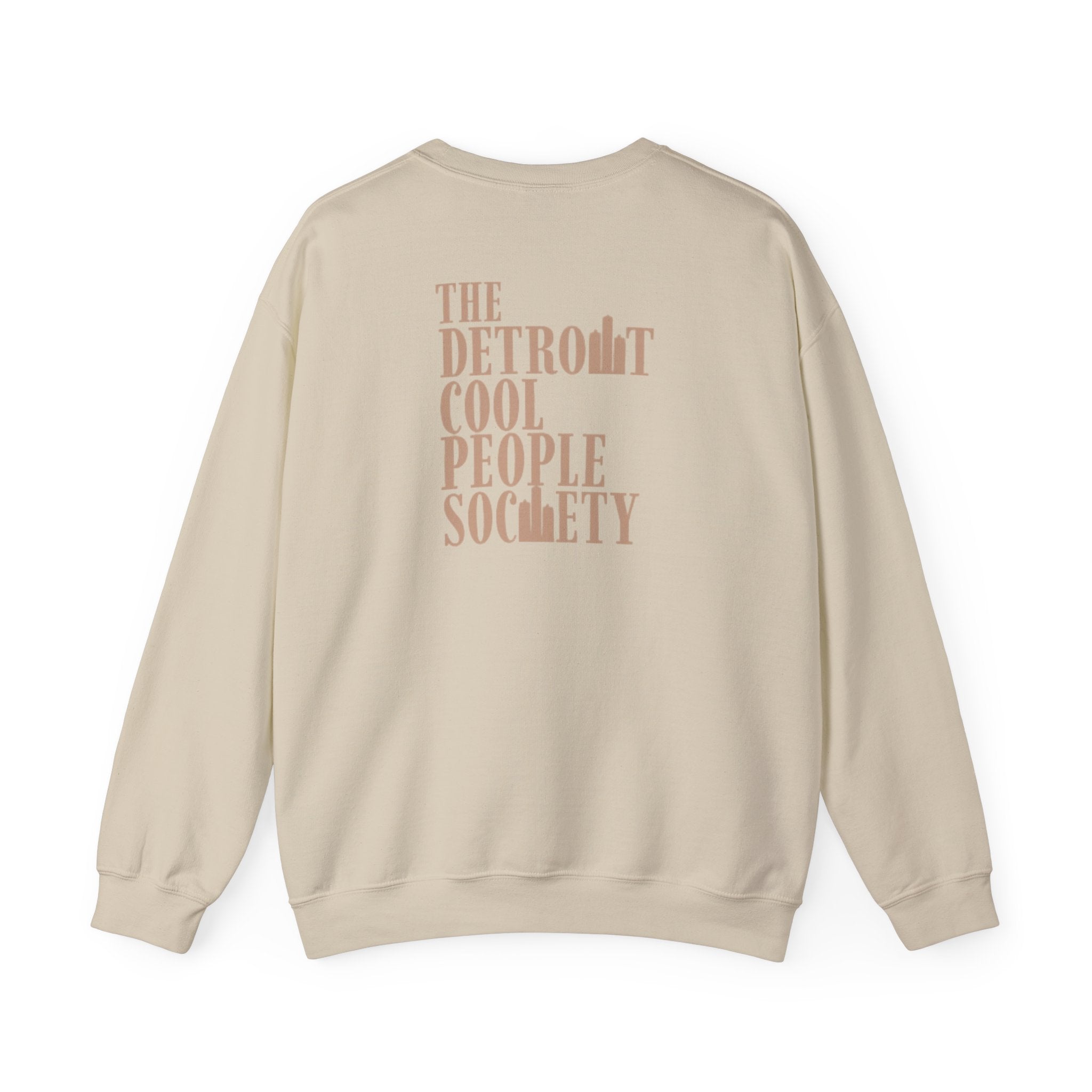 Detroit Cool People Society Crewneck Sweatshirt - Tonyalicious Tees