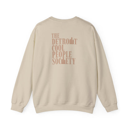Detroit Cool People Society Crewneck Sweatshirt - Tonyalicious Tees