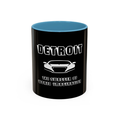 Detroit Swagger Coffee Mug - Bold Black - Tonyalicious Tees