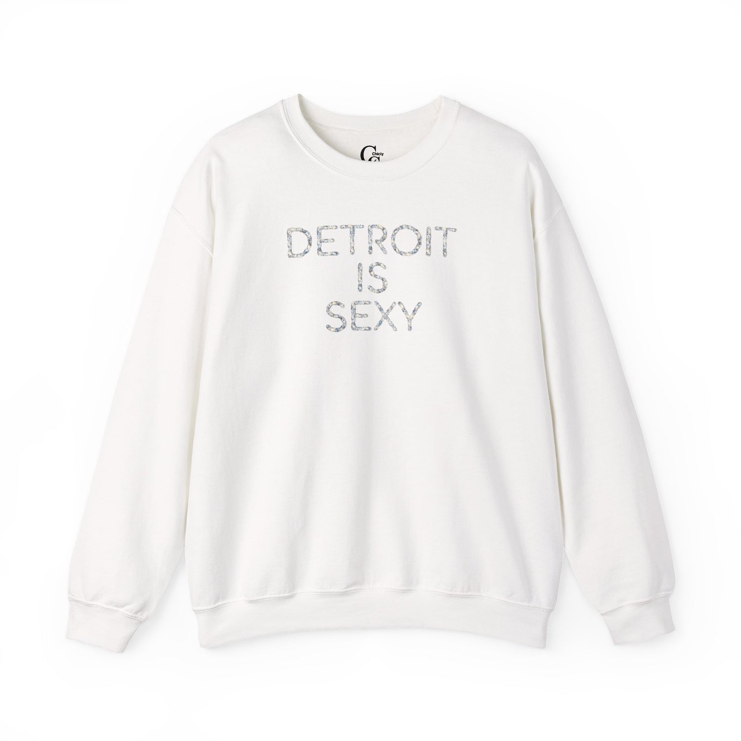 Detroit Is Sexy Diamond Impression Lettered Sweatshirt - Tonyalicious Tees