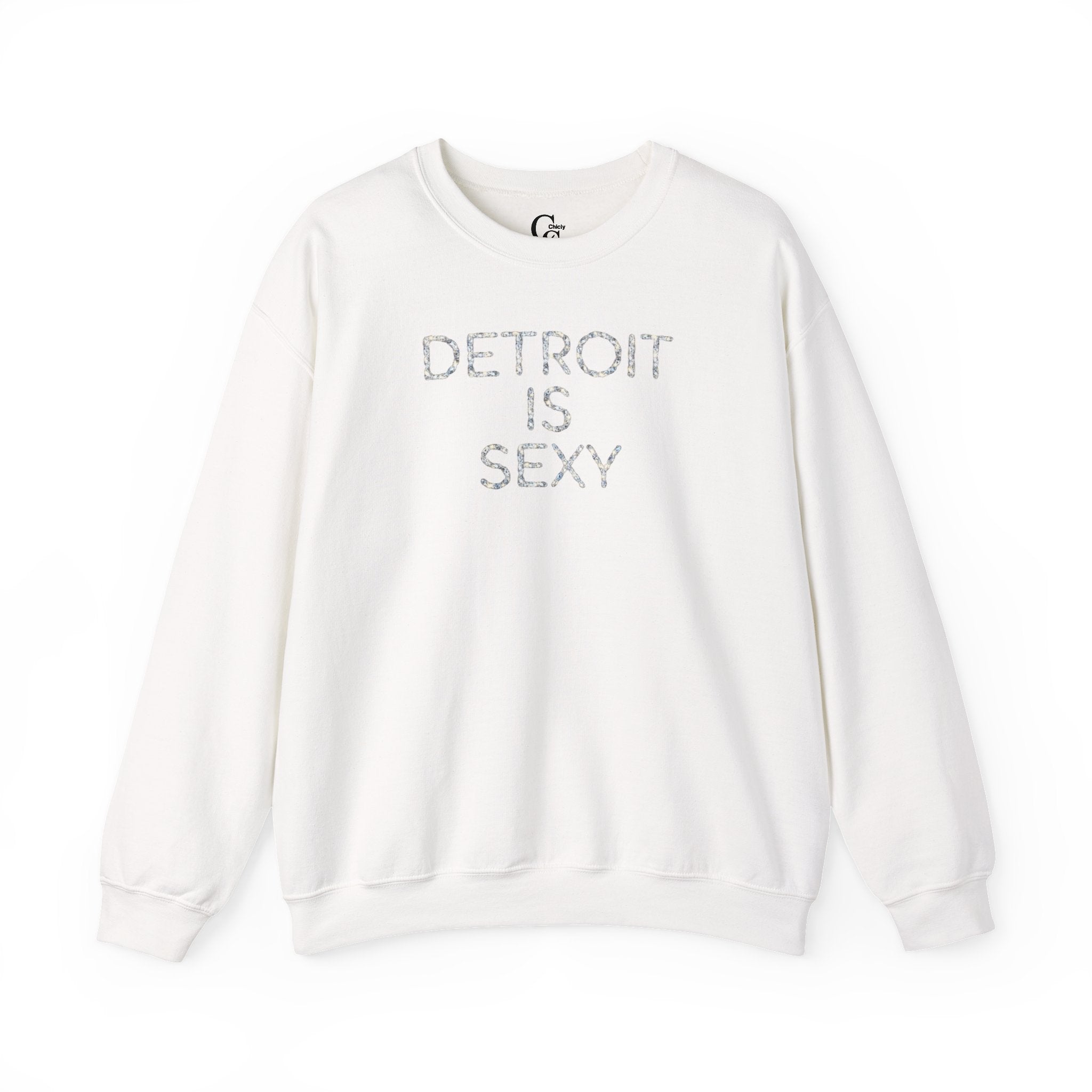 Detroit Is Sexy Diamond Impression Lettered Sweatshirt - Tonyalicious Tees