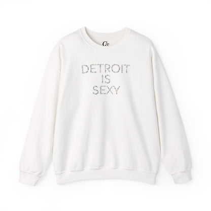 Detroit Is Sexy Diamond Impression Lettered Sweatshirt - Tonyalicious Tees