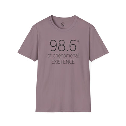 98.6 Degrees of Phenomenal Existence Tee - Tonyalicious Tees