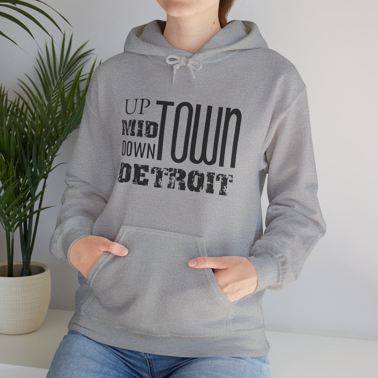 Up, Mid, Downtown Detroit Hoodie