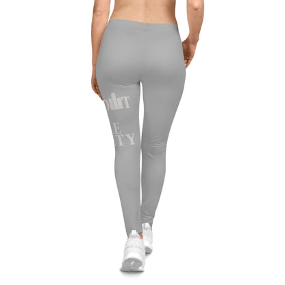 The Detroit Cool People Society Printed Leggings - Grey - Tonyalicious Tees