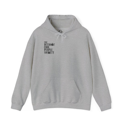The Detroit Cool People Society Hoodie - Front and Back print