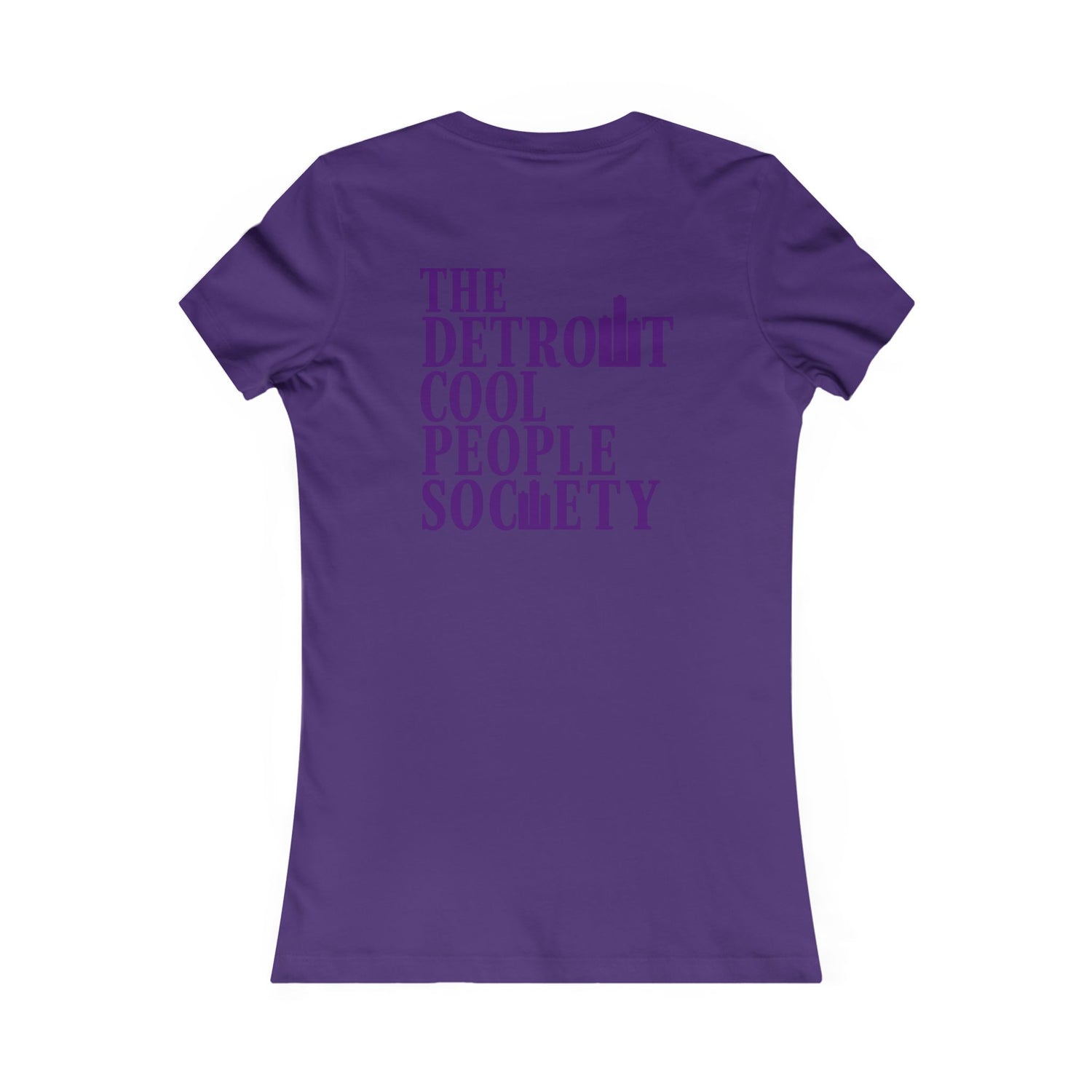 The Detroit Cool People Society Fitted Women&